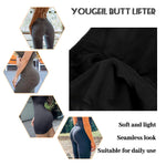 Yougeil Women's Butt Lifter Control Panties Seamless Body Shape Lifting Enhancer Boyshorts Shapewear Underwear Black