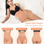Werena Tummy Control Shapewear for Women High Waisted Body Shaper Briefs Slimming Girdle Shaping Underwear(#A1 High Waist Latte(seamless),XX-Large)