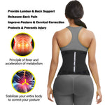 ChongErfei Waist Trainer Belt for Women & Man - Waist Trimmer Ab Belt - Tummy Control Body Shaper(Black,Medium)