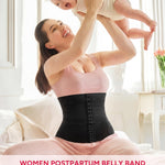 Gotoly Waist Trainer for Women Corset Shapewear Tummy Control Faja Body Shaper Postpartum Segmented Waist Cincher(Black,Large)