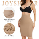 JOYSHAPER High Waist Half Slips for Women Under Dresses Tummy Control Seamless Shapewear Slip Body Shaper