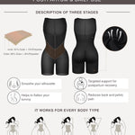 Lover-Beauty Tummy Tuck Compression Garment for Women Postpartum Faja Body Shaper Fajas Colombianas Moldeadoras Butt Lifting Shapewear Fajas Colombianas Black XXL