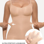 Lover-Beauty Bodysuit for Women Tummy Control Shapewear Seamless Butt Lifter Full Body Shaper Beige XS/S
