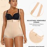 SHAPELLX Womens Shapewear Briefs Tummy Control Fajas Slimming Body Shaper Butt Lifting Panties Strapless Bodysuit Beige XL