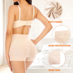 Womens Seamless Shaping Boyshorts Panties Tummy Control Underwear Slimming Shapewear Slip Shorts(#A2 Beige(basic),Medium)