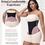 SHAPSHE Waist Trainer for Women Corset Shapewear Tummy Control Cincher Workout Body Shaper with Hooks BLK/X-Large