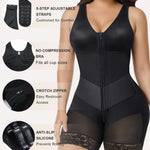SHAPERX V-Shaped Fajas Colombianas Moldeadoras Enhanced Tummy Control Shapewear Postpartum Butt Lifter Full Body Shaper,SZ7536-Black-XL