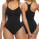 SHAPERX Bodysuit for Women Tummy Control Shapewear Racerback Seamless Body Shaper Tank Top,SZ5305-Black-2XL/3XL