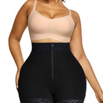 SHAPELLX Shapewear Tummy Control Fajas Colombianas Moldeadoras Butt Lifting Shapewear Shorts For Women (Black,Large)