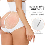 CYDREAM Shapewear Tummy Control Underwear for Women Faja Body Shaper Postpartum High Waisted Slimming Butt Panties Seamless White