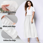 Jadive 22/30/36in Women's Half Slip Lace Underskirt Skirt Slip for Blouse Dresses Lingerie Skirt(36 Inch,L,White)