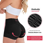 SheBuddy Butt Lifting Panties, Tummy Control Shapewear for Women Compression Underwear Short Lace Butt Lifter Shapewear