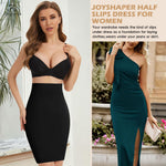 JOYSHPER Shapewear Slips Dress Slip for Under Dresses Half Slip Black S