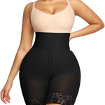 SHAPELLX Tummy Control Plus Size Shapewear Shorts for Women High Waisted Body Shaper Strapless Fajas Colombianas Butt Lifter Bodysuit (Black, 6X-Large)
