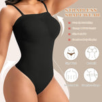 Werena Strapless Shapewear Bodysuit for Women Tummy Control Seamless Body Shaper with Removable Straps Under Dress