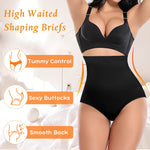 Werena Tummy Control Shapewear Panties for Women High Waisted Body Shaper Slimming Shapewear Underwear Girdle Panty(Black-seamless#2,Medium)