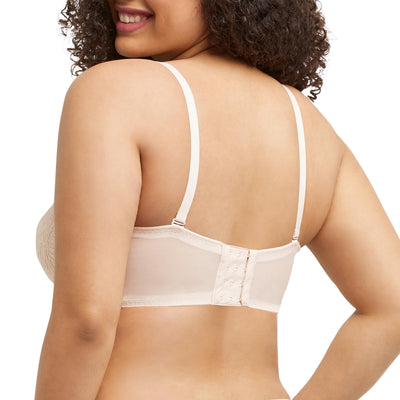Maidenform Women's Pure Comfort Wireless Lace Longline Bralette, Lightly Lined Convertible Bra
