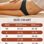 UNDER THE SEA Cotton Underwear for Women 6 Pack Sexy Bikini High Cut Breathable Cheeky Panties Underwear Womens Lingerie Outfits Clothes