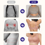 SHAPELLX Comfortable Wireless Supportive Bras for Women Back Fat Smoothing Pushup Bras No Underwire Seamless Minimizer Bra (Pink Medium)