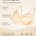 Popilush Bras for Women No Underwire Comfortable Bra