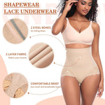 Werena Women Tummy Control Shapewear Panties Shaping Underwear High Waist Body Shaper