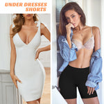 Womens Seamless Shaping Boyshorts Panties Tummy Control Underwear Slimming Shapewear Slip Shorts(#A1 Black(no Control),3X-Large)