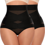 Werena Tummy Control Shapewear Panties for Women High Waisted Body Shaper Slimming Shapewear Underwear Girdle Panty