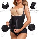 REYEOGO Waist Trainer for Women Shapewear Bodysuits Firm Body Shaper Butt Tummy Control Faja Colombiana Open Bust Corset