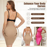 JOYSHAPER Shapewear Half Slip for Under Dress Tummy Control Skirt Slip Slimming Slip Body Shaper Nude M