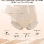 J-pone Tummy Control Underwear Seamless Underwear for Women High Waisted No Show Briefs Smooth Ladies Butt Lifting Panties for Women MultiPack-L