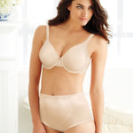 Bali Women’s Jacquard Mesh Tummy Panel Firm Control Shapewear Brief 2-Pack Fajas DFX710