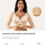 Arm Compression Sleeve for Women Arm Shapers Lipo Post Surgery Garments Posture Corrector Skin X-Large