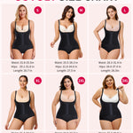 Gotoly Women Waist Trainer Bodysuit Tummy Control Corset Full Body Shaper Cincher Tank Top with Adjustable Straps (X-Large, Black)