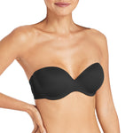 Maidenform Women's Custom Lift Strapless Bra, Black,34A