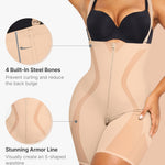 SHAPELLX Shapewear Tummy Control Body Slimming Shorts Butt Lifter Shapewer for Women High Waisted Shorts Tummy Control