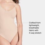 SPANX SPANXsculpt Power Series Thong Bodysuit - Soft, Seamless Shapewear for Women - Adjustable Straps - Snap Closure