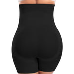 Werena Tummy Control Shapewear Shorts for Women High Waisted Body Shaper Slimming Girdle Shorts Shaping Underwear Panties(1# A Black(tummy control),Large)