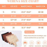 Werena Tummy Control Thong Shapewear for Women High Waisted Body Shaper Panties Shaping Thong Girdle Underwear