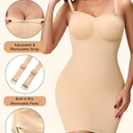 ANNZHIBRA Strapless Shapewear Slip for Women Tummy Control Full Slip