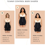 SHAPELLX Tummy Control Plus Size Shapewear Shorts for Women High Waisted Body Shaper Strapless Fajas Colombianas Butt Lifter Bodysuit (Black, 6X-Large)