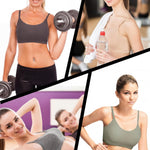 Blulu 3/6 Pieces Mini Camisole Bra Wireless Padded Bra Sport Cami Bralette with Adjustable Straps for Women Girls(6 Pcs,Black, White, Light Gray, Skin Color, Olive Green, Dark Gray,M)