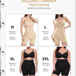 SOL LORA High Waisted Tummy Control Shapewear for Women,Thigh Slimmer Body Shaper Shorts High Compression Panties under Dress Nude