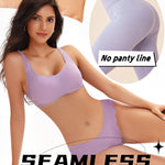 FINETOO 6 pack Seamless Underwear for Women Sexy Low Rise Hipster Wave Edge No Show Bikini Panties Womens Cheeky S-XL