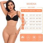 Werena Tummy Control Shapewear for Women High Waisted Body Shaper Briefs Slimming Girdle Shaping Underwear(#A2 Mid Waist Latte(seamless),Large)