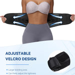 SHAPSHE Back Support Belt Waist Trainer for Women Lower Back Pain Postpartum Recovery Workout Body Shaper Black M