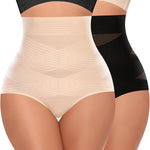 Werena Tummy Control Shapewear Panties for Women High Waisted Body Shaper Slimming Shapewear Underwear Girdle Panty