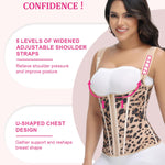 SHAPSHE Waist Trainer for Women, Tummy Control Sports Girdle, Workout Body Shaper with Adjustable Shoulder Strap Khaki S