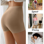 Banamic Womens Boy Shorts Seamless Underwear Anti Chafing Soft Biker Short Boxers Beige