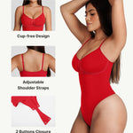 FeelinGirl Women Shapewear Bodysuits Tummy Control Bodysuit Thong Slimming Full Bust Shapewear Body Shaper XL-XXL