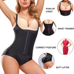 REYEOGO Waist Trainer for Women Shapewear Bodysuits Firm Body Shaper Butt Tummy Control Faja Colombiana Open Bust Corset